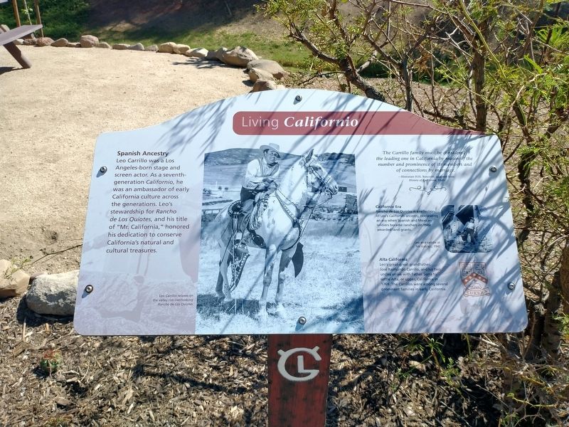Living Californio Marker image. Click for full size.