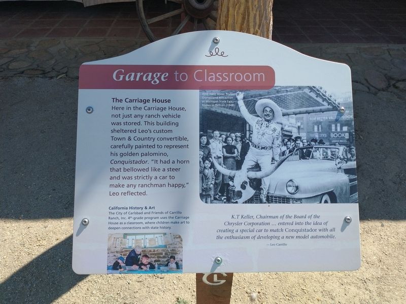 Garage to Classroom Marker. Click for full size. Garage to Classroom Marker image. Click for full size.