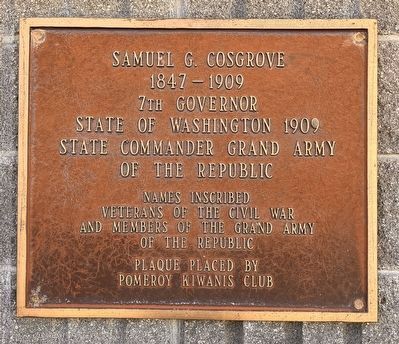 Samuel G. Cosgrove. Click for full size. Samuel G. Cosgrove image. Click for full size.