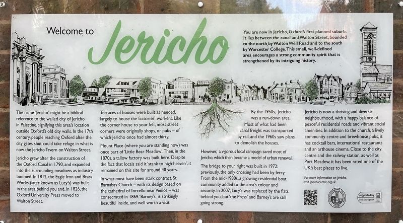 Welcome to Jericho Marker image. Click for full size.