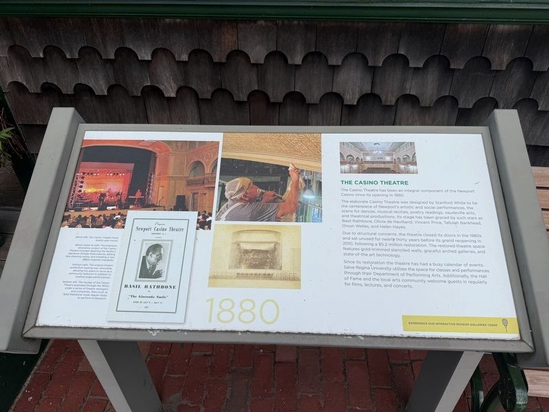 The Casino Theatre Marker. Click for full size. The Casino Theatre Marker image. Click for full size.