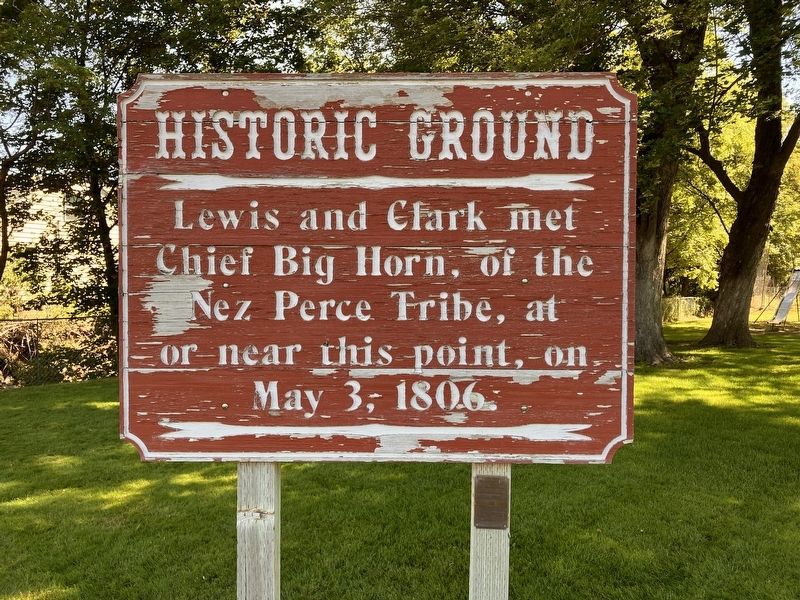 Historic Ground Marker. Click for full size. Historic Ground Marker image. Click for full size.