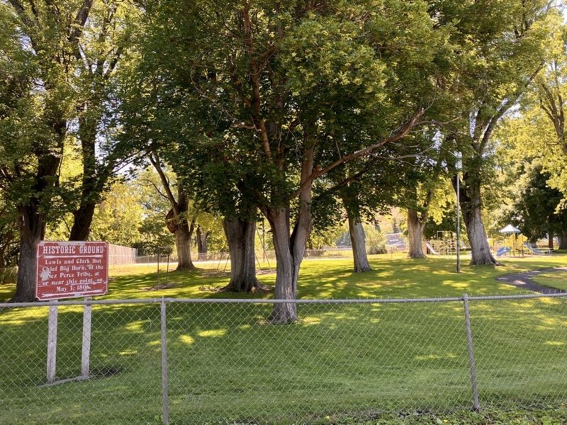 Historic Ground Marker. Click for full size. Historic Ground Marker image. Click for full size.