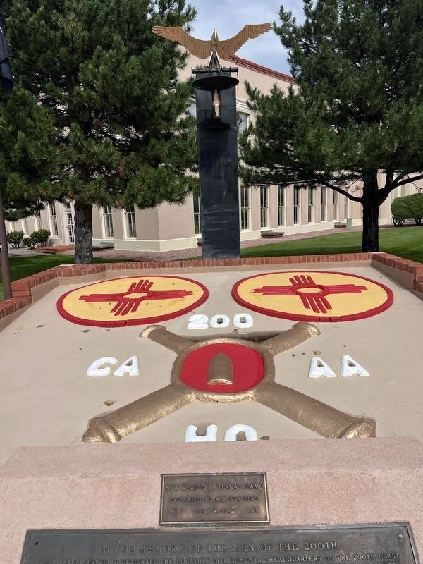 To The Memory of the Men of the 200th Memorial. Click for full size. To The Memory of the Men of the 200th Memorial image. Click for full size.