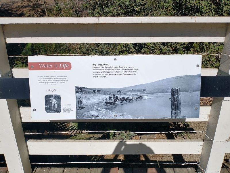 Water is Life Marker. Click for full size. Water is Life Marker image. Click for full size.