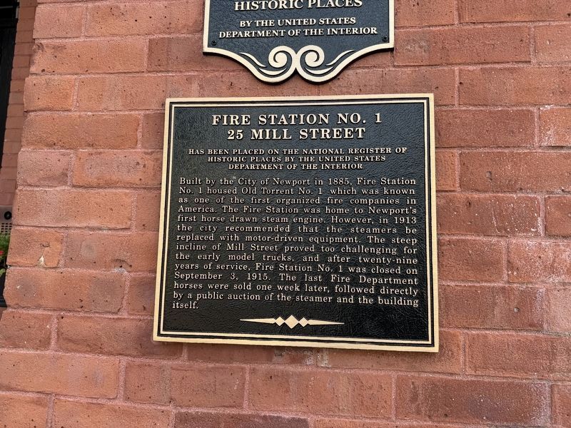 Fire Station No. 1 Marker. Click for full size. Fire Station No. 1 Marker image. Click for full size.