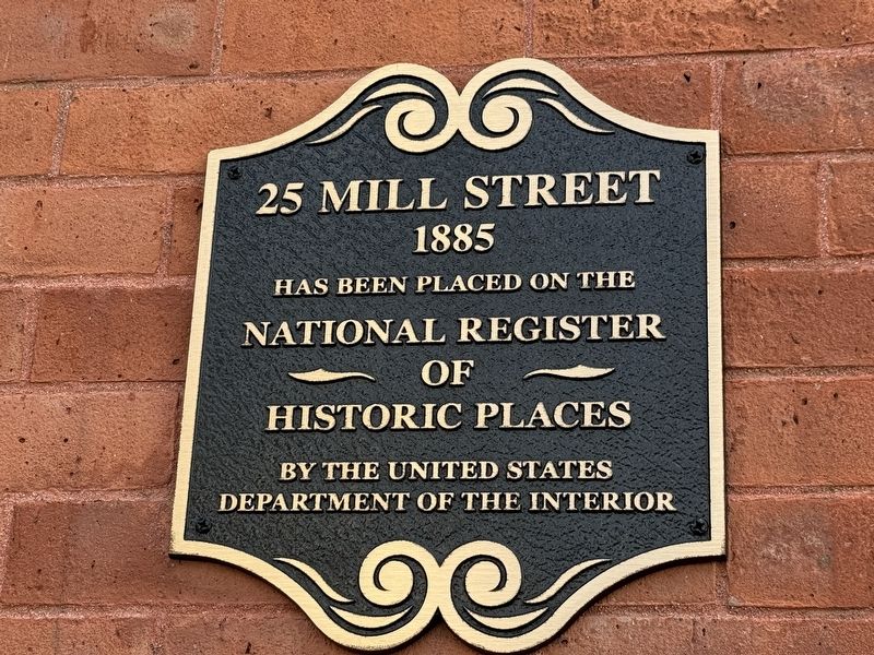 Additional National Register of Historic Places plaque for the building. Click for full size. Additional National Register of Historic Places plaque for the building image. Click for full size.