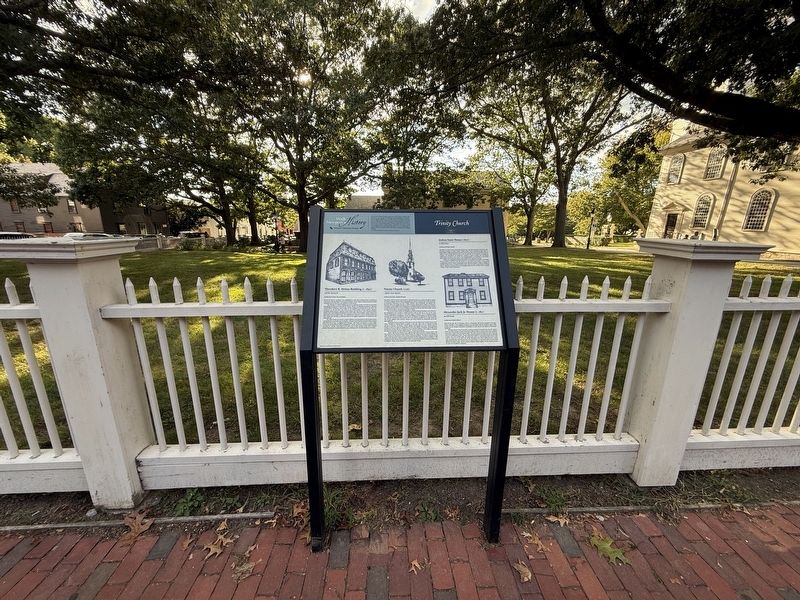 Trinity Church Marker. Click for full size. Trinity Church Marker image. Click for full size.