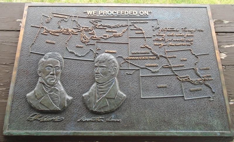 "We Proceeded On" Marker. Click for full size. "We Proceeded On" Marker image. Click for full size.