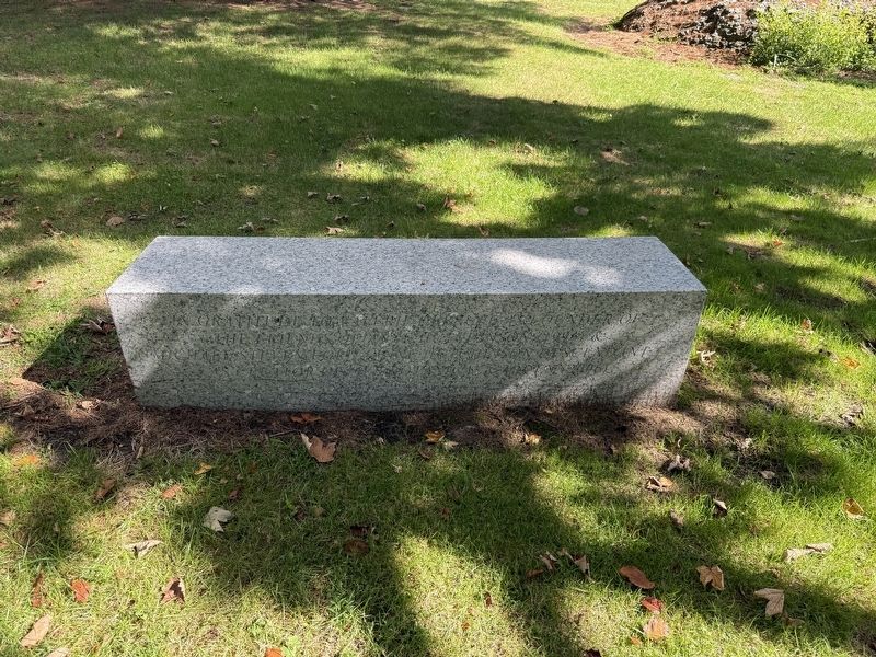Anne Hutchinson/Mary Dyer Memorial Herb Garden Marker. Click for full size. Anne Hutchinson/Mary Dyer Memorial Herb Garden Marker image. Click for full size.