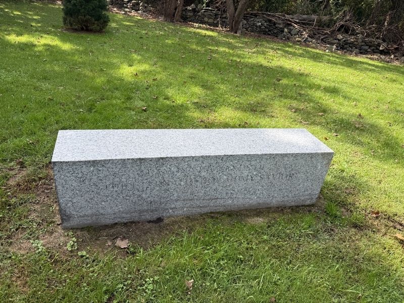 Anne Hutchinson/Mary Dyer Memorial Herb Garden Marker. Click for full size. Anne Hutchinson/Mary Dyer Memorial Herb Garden Marker image. Click for full size.