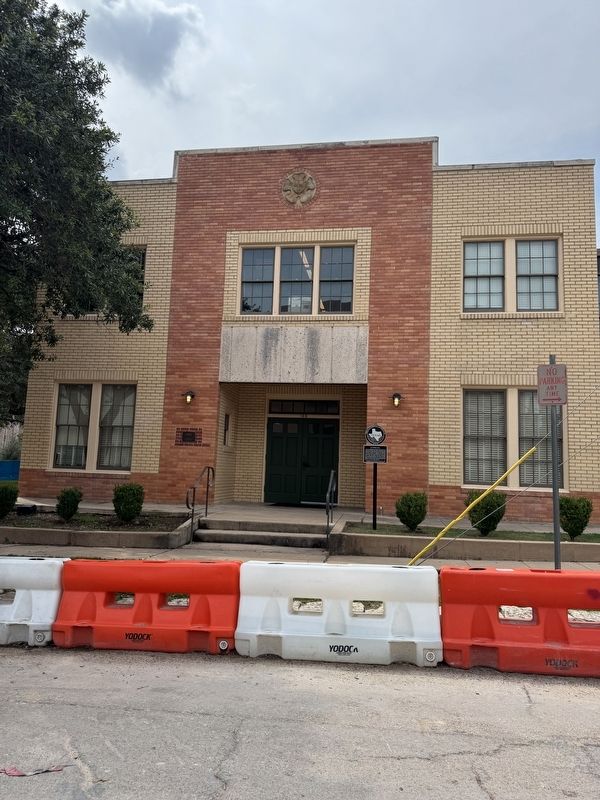 Luther Hall and marker. Click for full size. Luther Hall and marker image. Click for full size.