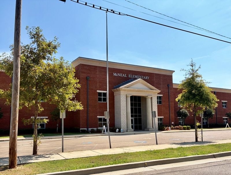 Front of McNeal Elementary School around the block from the marker.. Click for full size. Front of McNeal Elementary School around the block from the marker. image. Click for full size.