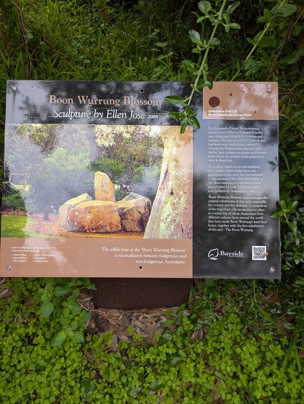 Boon Wurrung Blossom Marker image. Click for full size.