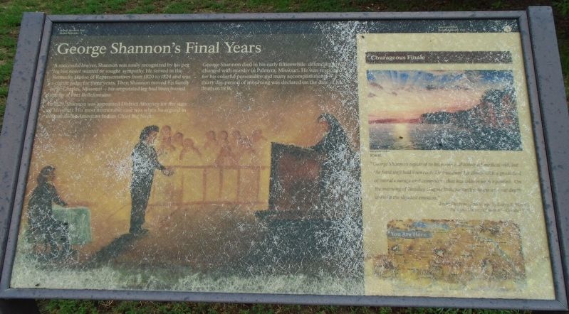 George Shannon's Final Years Marker image. Click for full size.