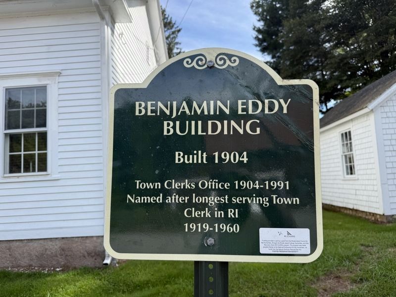 Benjamin Eddy Building Marker. Click for full size. Benjamin Eddy Building Marker image. Click for full size.