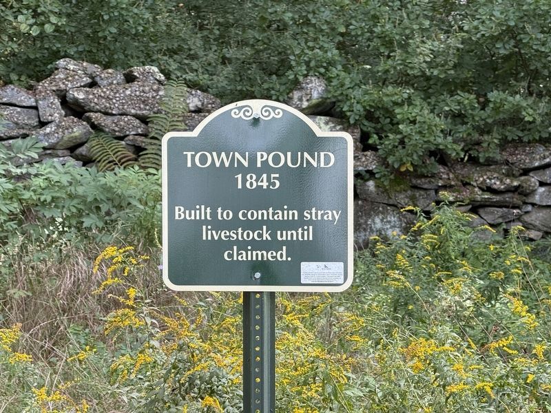 Town Pound Marker. Click for full size. Town Pound Marker image. Click for full size.