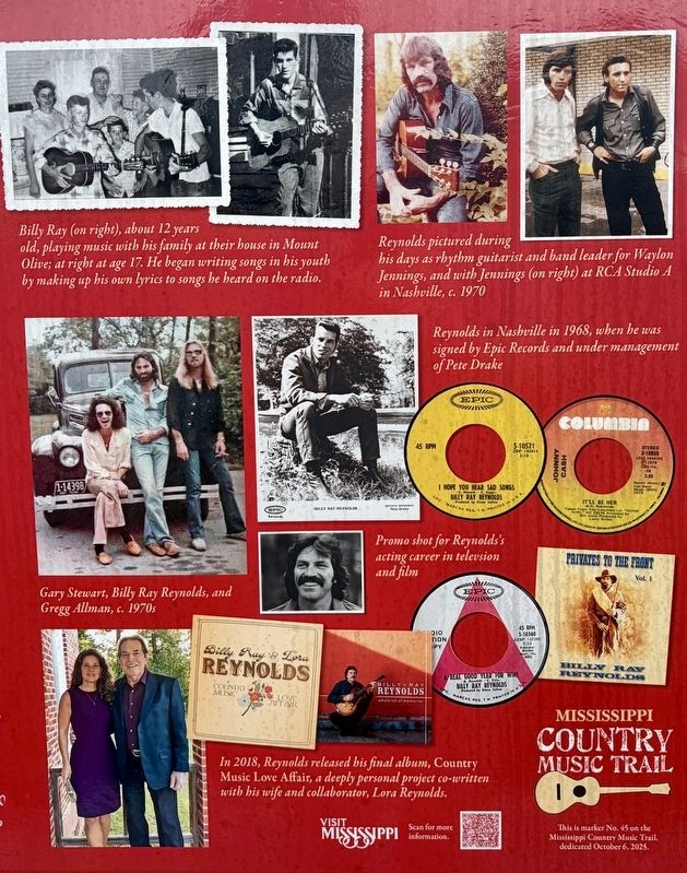 Billy Ray Reynolds Marker. Click for full size. Billy Ray Reynolds Marker image. Click for full size.