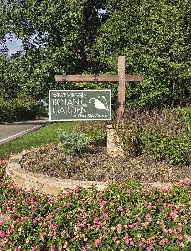 Entrance Sign for the West Virginia Botanic Garden. Click for full size. Entrance Sign for the West Virginia Botanic Garden image. Click for full size.