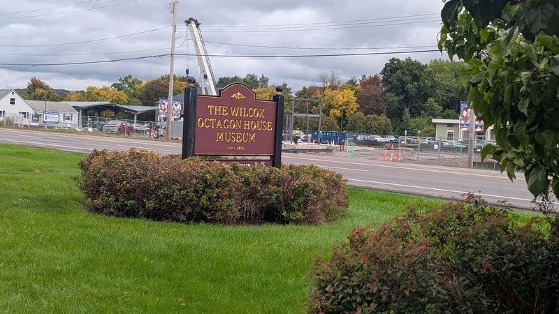 Wilcox Octagon House Museum sign. Click for full size. Wilcox Octagon House Museum sign image. Click for full size.