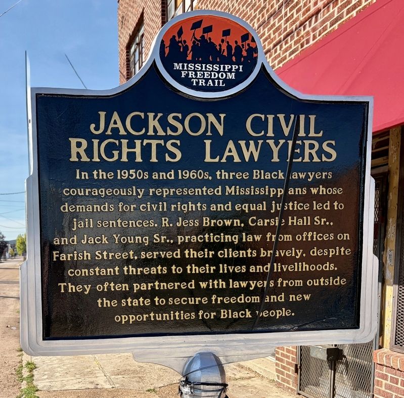 Jackson Civil Rights Lawyers Marker image. Click for full size.