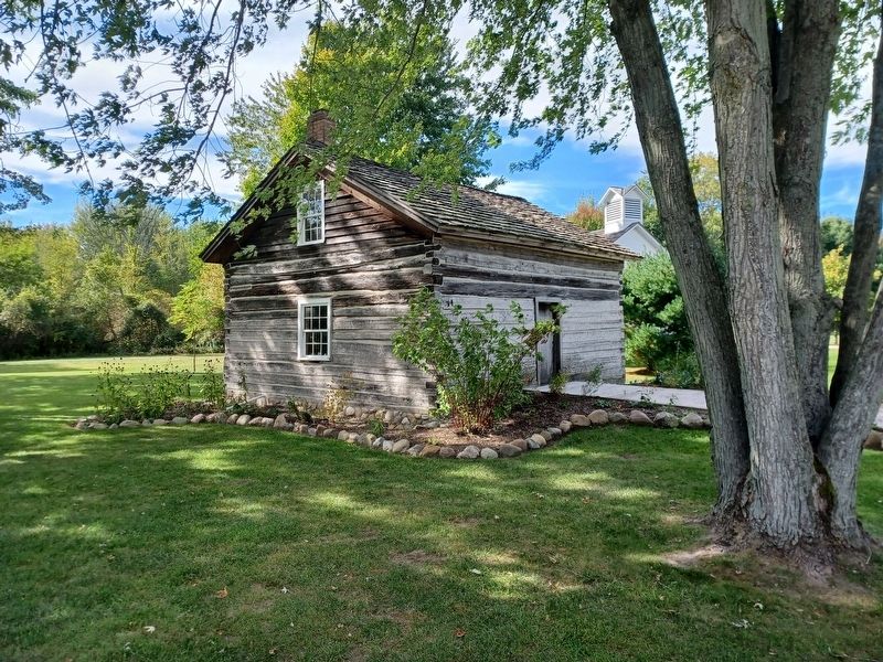 Mudge Log Cabin Marker image. Click for full size.