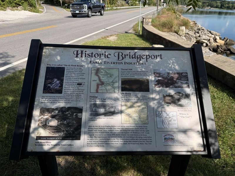 Historic Bridgeport Marker. Click for full size. Historic Bridgeport Marker image. Click for full size.