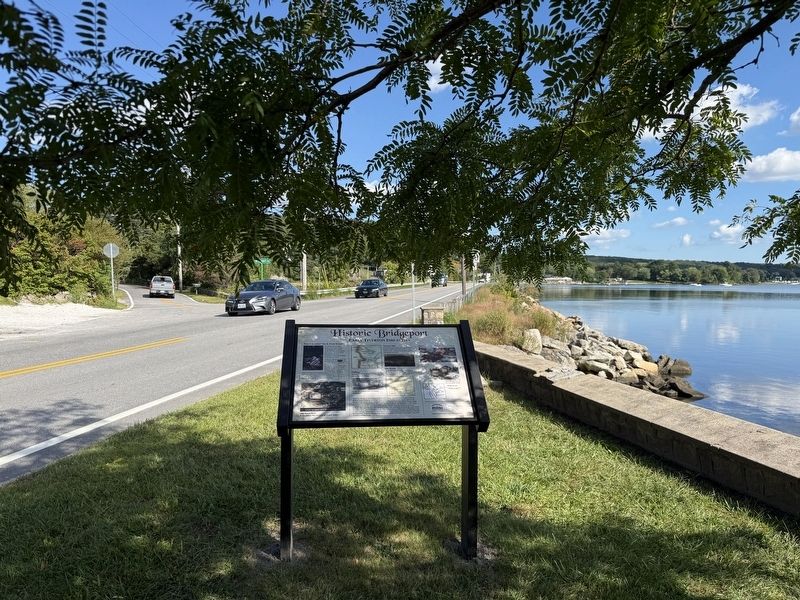 Historic Bridgeport Marker. Click for full size. Historic Bridgeport Marker image. Click for full size.