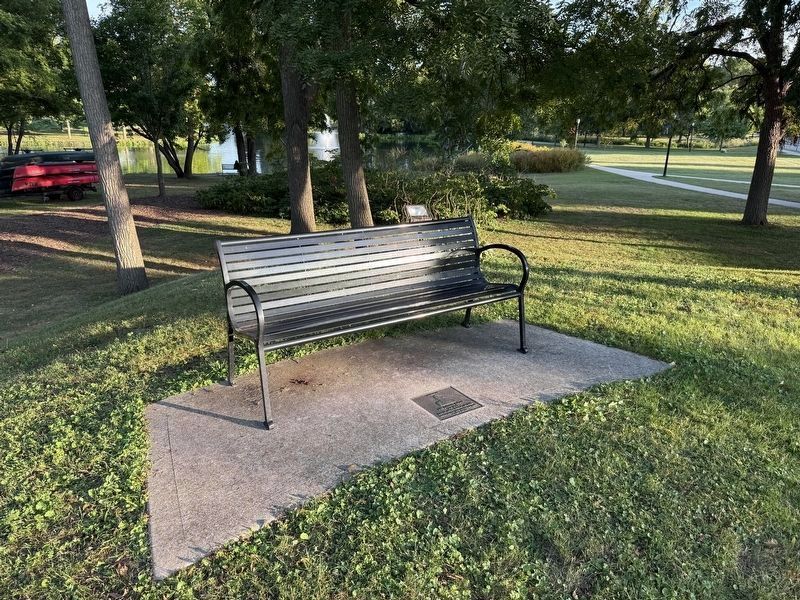 Julianna Gehant Memorial Bench Front image. Click for full size.