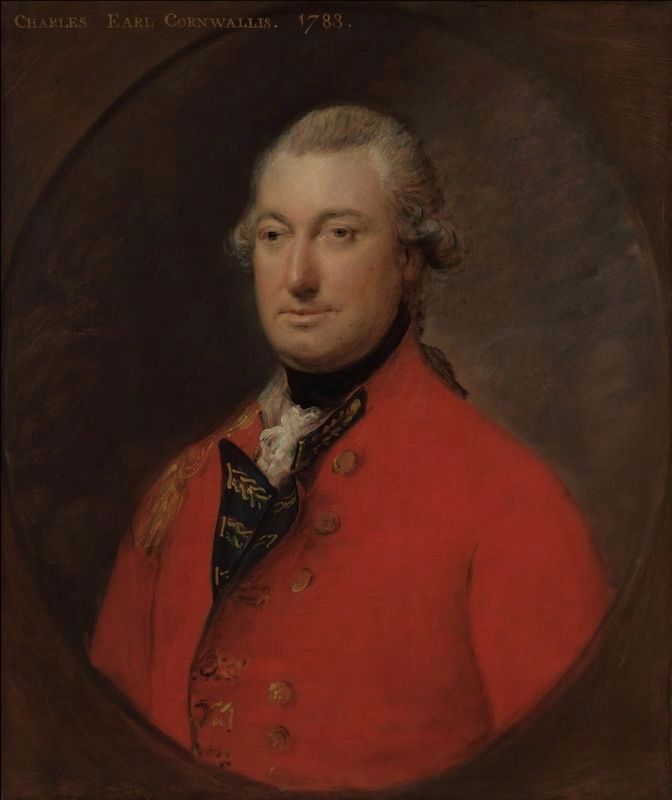 Lord Cornwallis. Click for full size. Lord Cornwallis image. Click for full size.