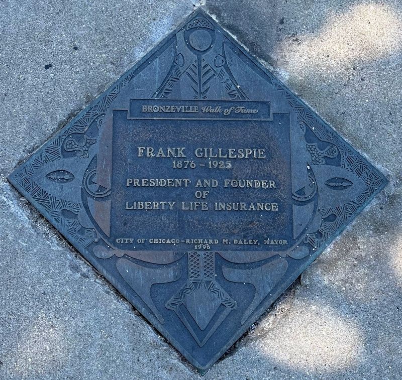 Frank Gillespie Marker image. Click for full size.