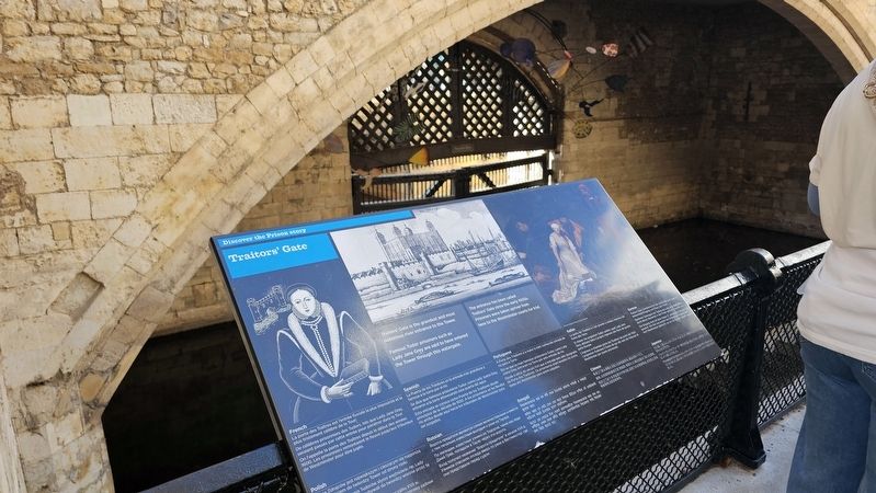 Traitors' Gate Marker. Click for full size. Traitors' Gate Marker image. Click for full size.