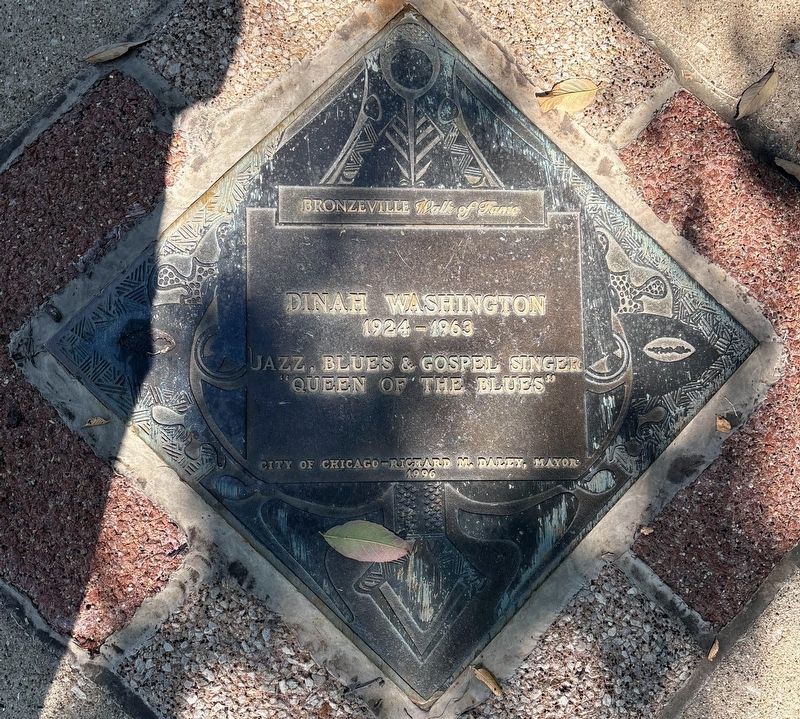 Dinah Washington Marker. Click for full size. Dinah Washington Marker image. Click for full size.