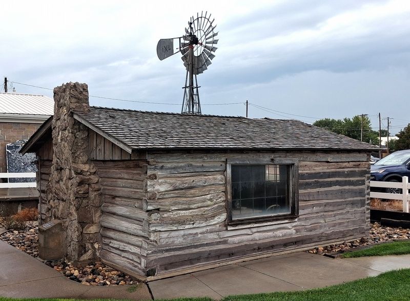 David Y. Mears Cabin and Marker. Click for full size. David Y. Mears Cabin and Marker image. Click for full size.