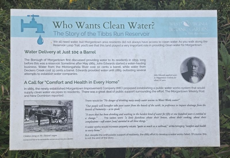 Who Wants Clean Water? Marker. Click for full size. Who Wants Clean Water? Marker image. Click for full size.