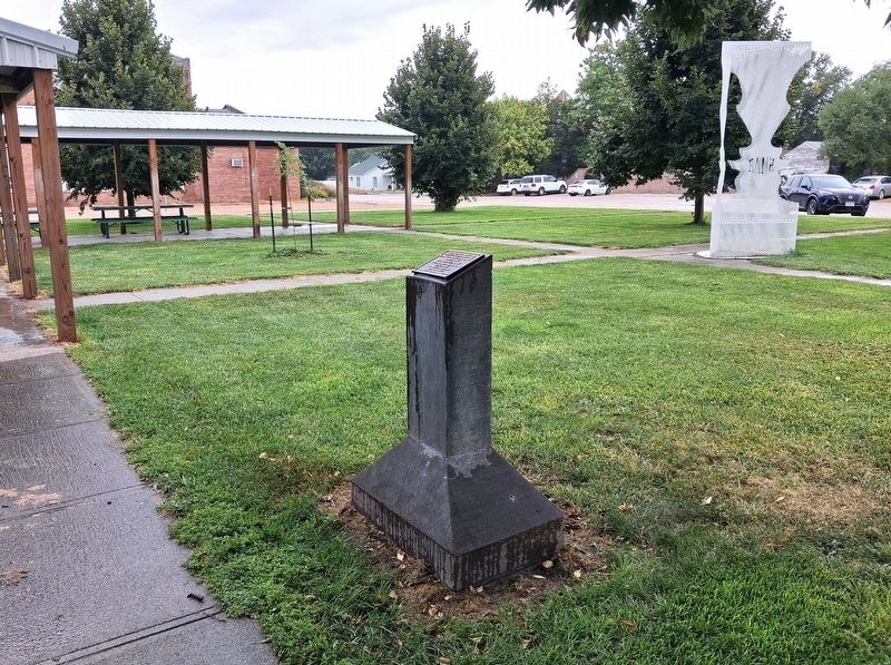 Colburn Park and Marker. Click for full size. Colburn Park and Marker image. Click for full size.