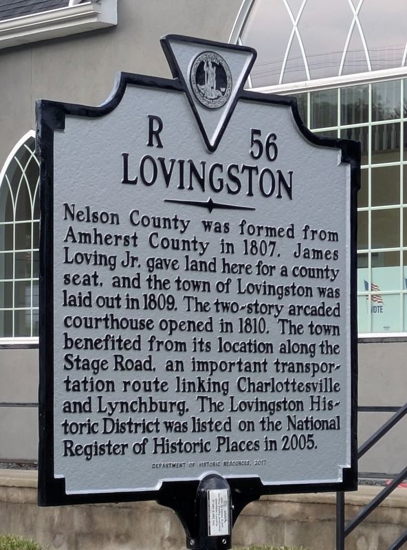 Lovingston Marker image. Click for full size.