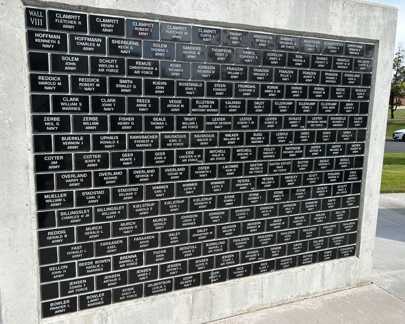 Wall VIII. Click for full size. Wall VIII image. Click for full size.