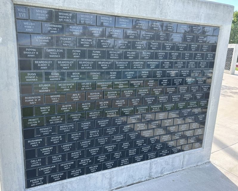 Wall XVI. Click for full size. Wall XVI image. Click for full size.