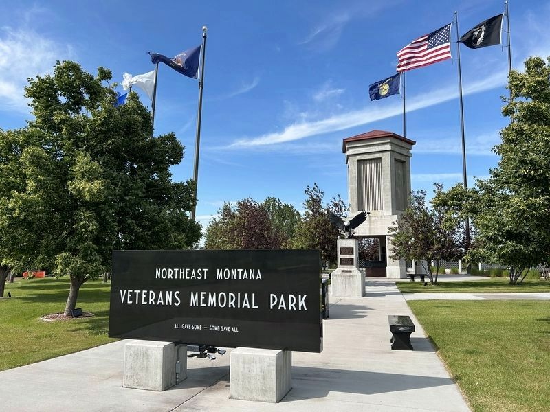 Northeast Montana Veterans Memorial Park. Click for full size. Northeast Montana Veterans Memorial Park image. Click for full size.