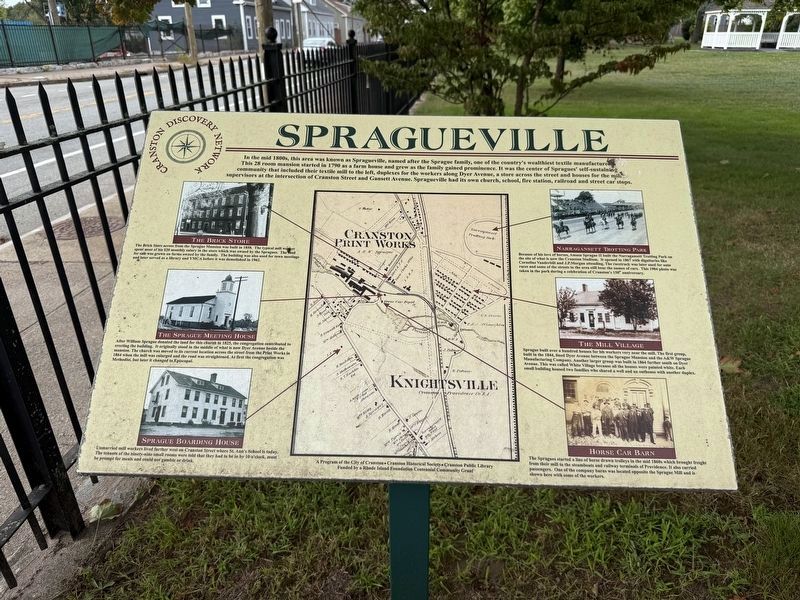 Spragueville Marker. Click for full size. Spragueville Marker image. Click for full size.