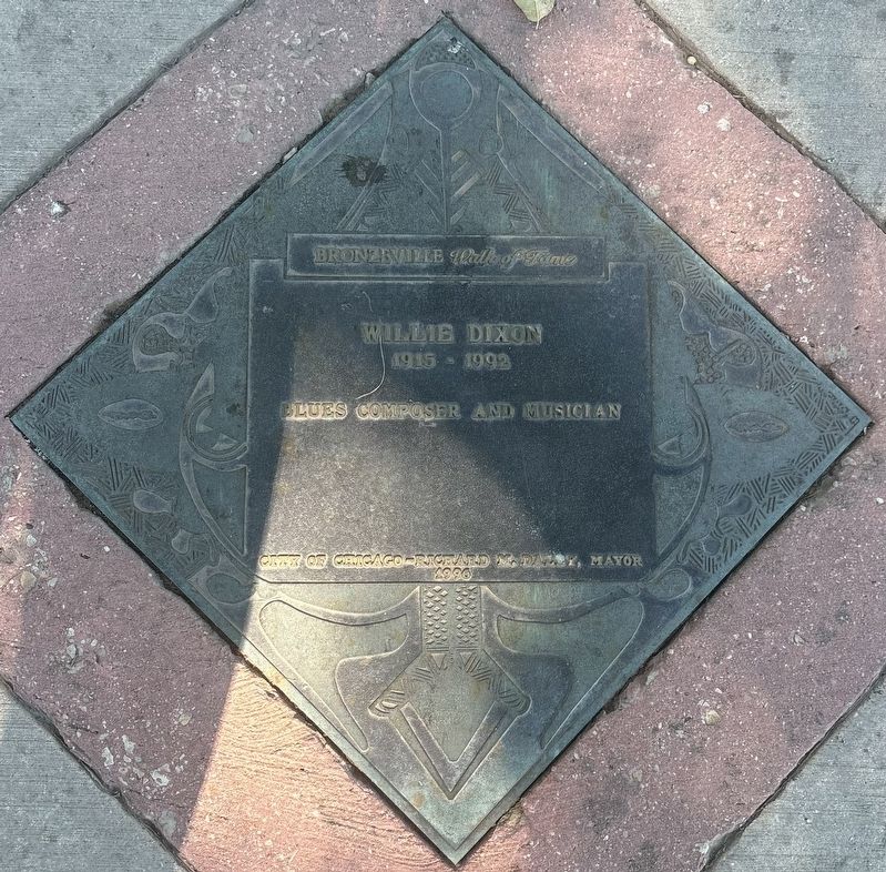 Willie Dixon Marker. Click for full size. Willie Dixon Marker image. Click for full size.