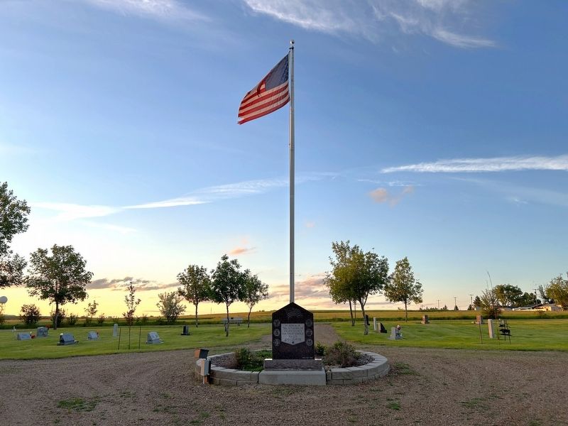 Valley County Veterans Memorial, East. Click for full size. Valley County Veterans Memorial, East image. Click for full size.