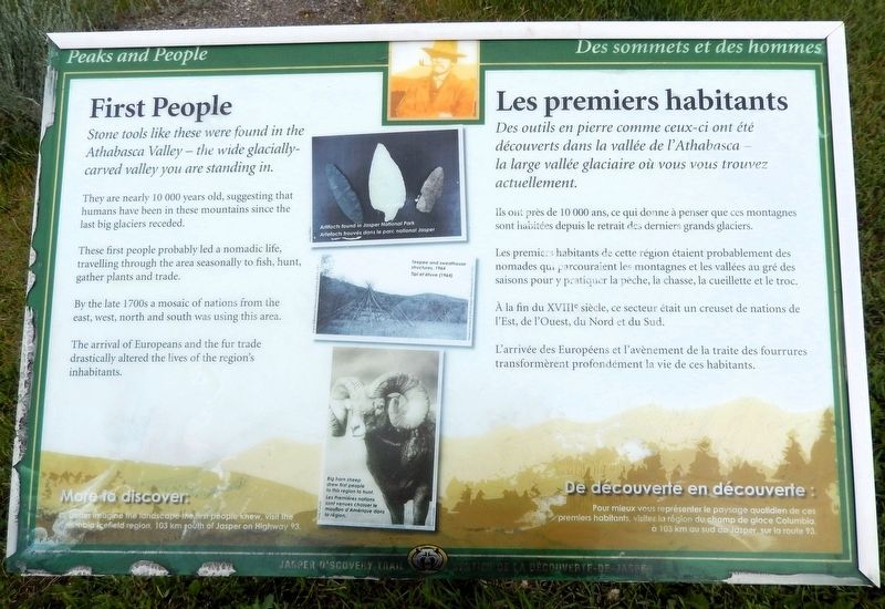 First People / Les premiers habitants Marker. Click for full size. First People / Les premiers habitants Marker image. Click for full size.