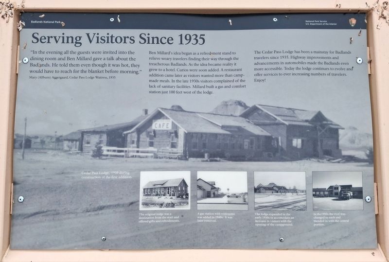 Serving Visitors Since 1935 Marker image. Click for full size.