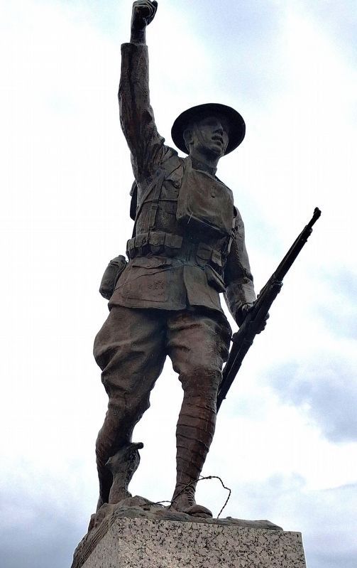 World War Monument "Over the Top" Statue. Click for full size. World War Monument "Over the Top" Statue image. Click for full size.
