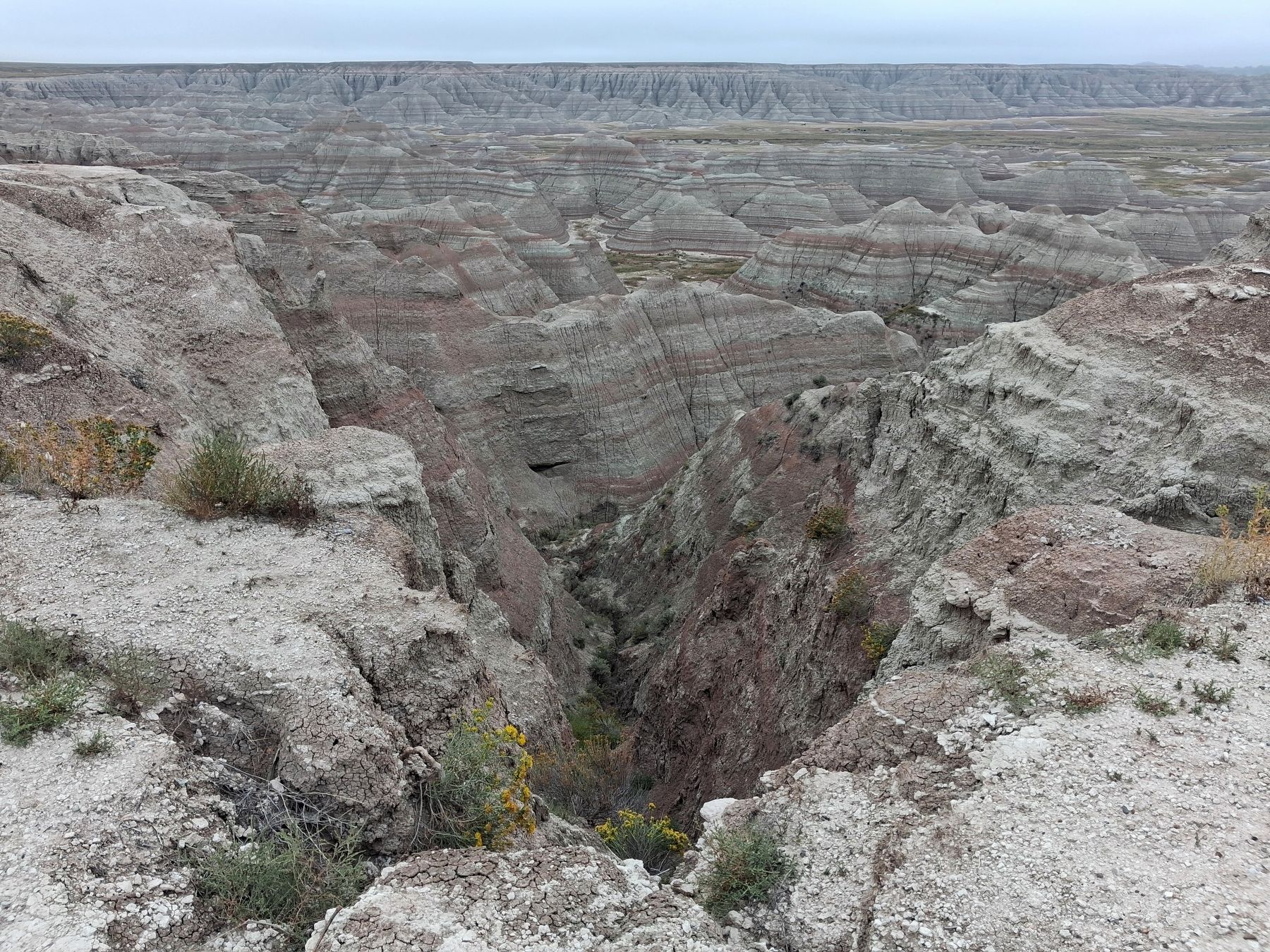 View from Big Badlands Overlook. Click for full size. View from Big Badlands Overlook image. Click for full size.