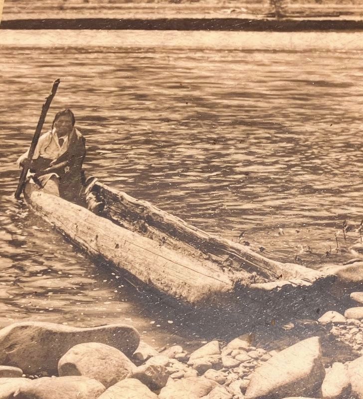 <i>Nimiipuu</i> dugout circa 1910. Click for full size. <i>Nimiipuu</i> dugout circa 1910 image. Click for full size.