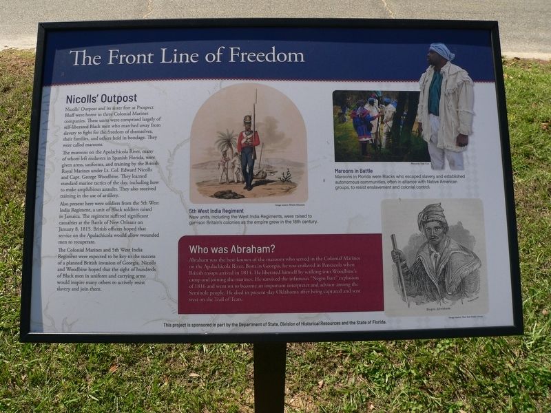 The Front Line of Freedom Marker. Click for full size. The Front Line of Freedom Marker image. Click for full size.