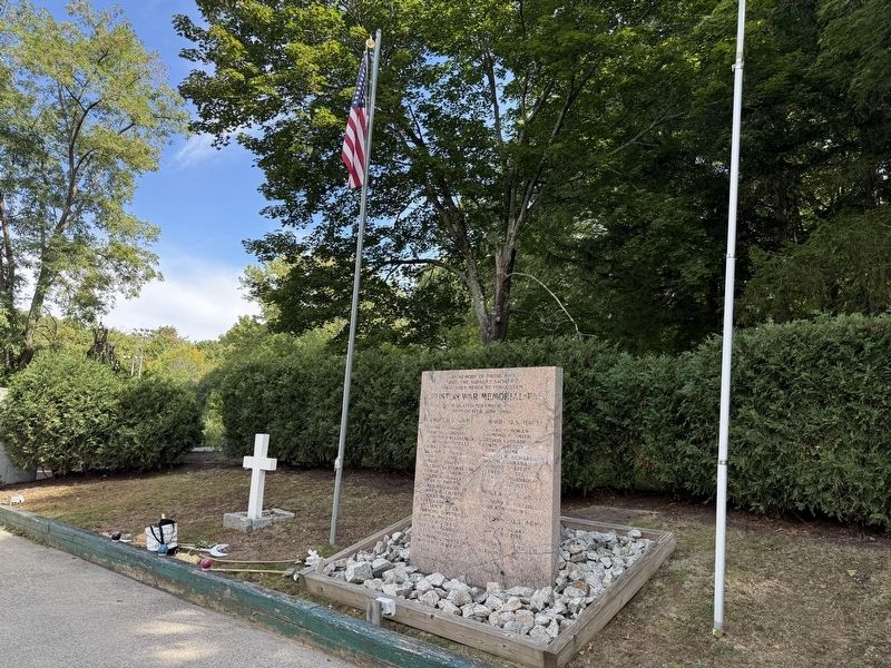 Johnston War Memorial Park Marker. Click for full size. Johnston War Memorial Park Marker image. Click for full size.